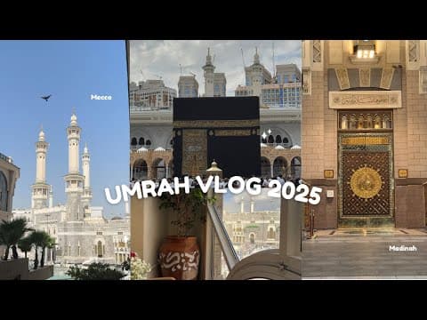 Umrah Vlog | Travel with me | Mecca & Madinah ✨