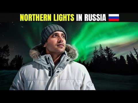 Northern Lights in Murmansk 🇷🇺 | The Cheapest Way for Indians to See Aurora