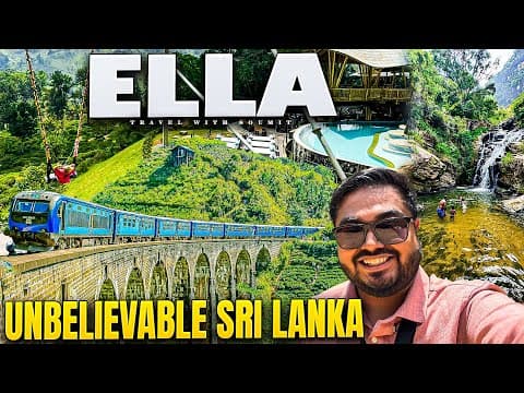 Never thought Sri Lanka is like this! 🤯 | Ella Tourist Places | Bridge, Waterfalls and Adam's Peak
