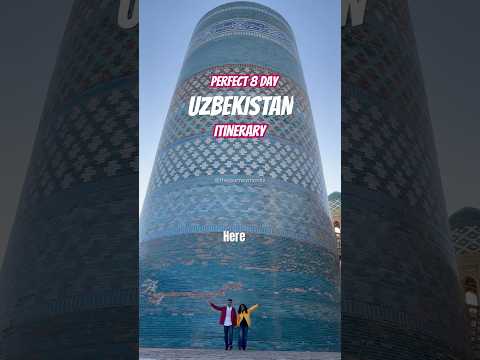 Perfect 8 day Uzbekistan Itinerary | Tashkent Khiva Bukhara Samarkand Plan #travel #uzbekistan