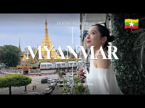 My first time in Myanmar🇲🇲 | Yangon Vlog 2024