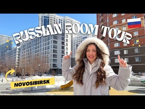 Modern Apartment in RUSSIA: What 400$ can get you in Siberia? 🇷🇺 | Russia Vlog