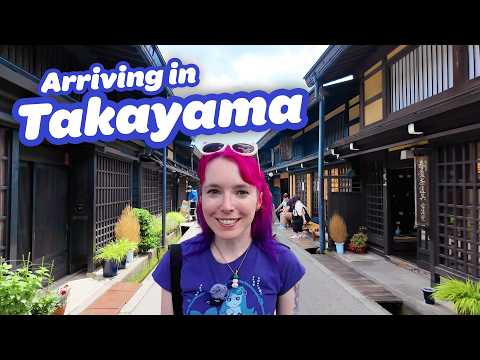 Arriving in TAKAYAMA ✨ Street Food Tour, Old Town & Scenic Train from Nagoya - Gifu, Japan 2025