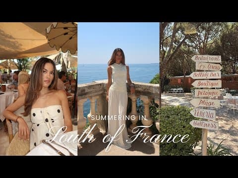 SOUTH OF FRANCE VLOG | Girls Trip to Cannes, St Tropez & Antibes, Gigi, Copal Beach, Zuma, Carlton!