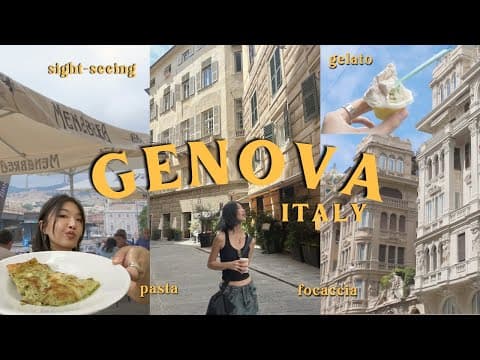 genova diaries: food hunt, sightseeing, chill vibes, friends