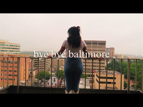 my favorite spots in baltimore city: a farewell tour vlog