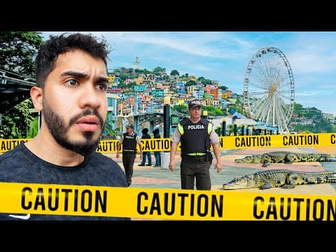 Entré a la ciudad más PELIGROSA de ECUADOR: GUAYAQUIL 🇪🇨