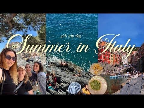 Italian Summer Diaries: Genova + Cinque Terre! / travel vlog pt.1