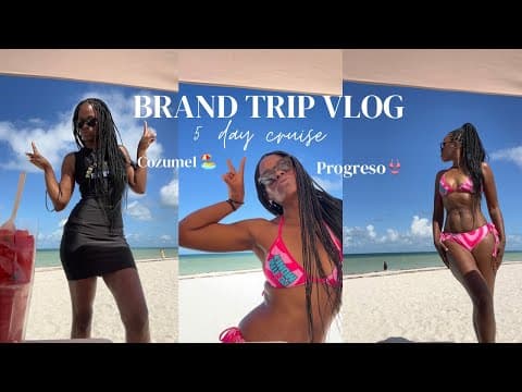 VLOG: My First Brand Trip! 5-Day Cruise to Cozumel & Progreso x Rove Over Travels 🏖️