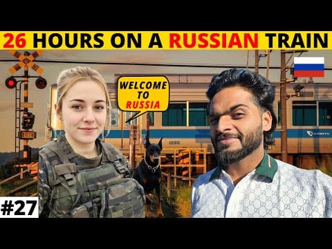 I TOOK A 26 HOUR RUSSIAN TRAIN TO THE ARCTIC🥶SAINT PETERSBURG TO MURMANSK