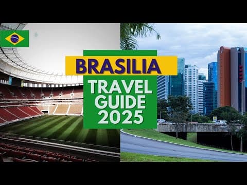 Brasilia Travel Guide 4k - Best Places to Visit in Brasilia Brazil in 2025