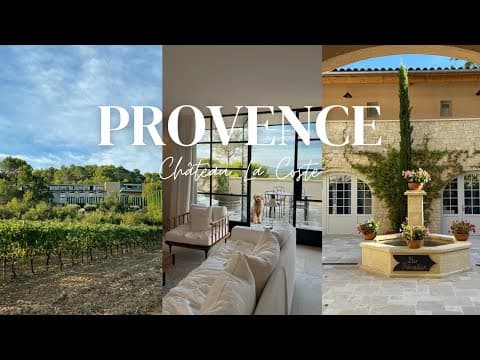🇫🇷 Provence Vlog: Chateau La Coste Stay, Hotel Rec in Aix-en-Provence, South of France Road Trip