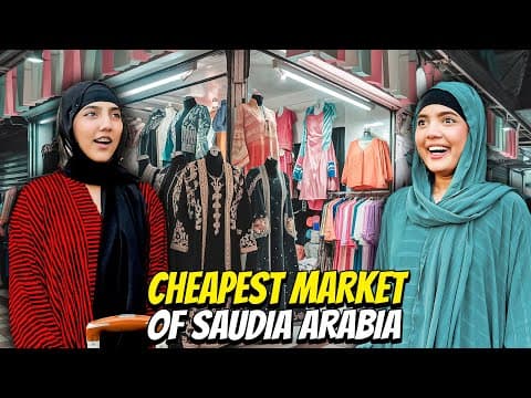 Jeddah City Tour😍|Sabsy Sastay Bazaar Sy Shopping Ki🛍️ |Saudi Arabia♥️|Sistrology