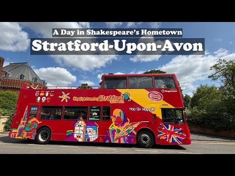 Things To Do in Stratford-upon-Avon | Travel Vlog for Shakespeare Lovers | UK Day Trip Ideas