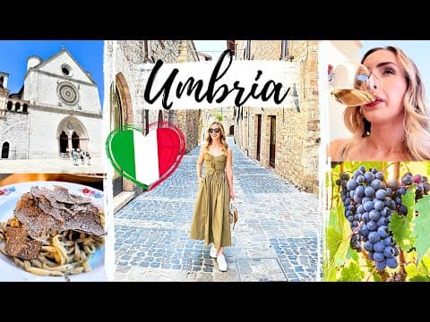 My favorite place in ITALY...UMBRIA VLOG 😍 Exploring Assisi & WINE TASTING in Montefalco 2024