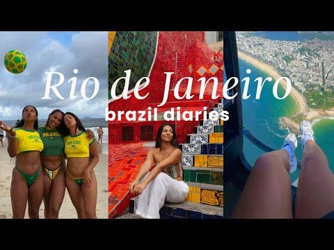 rio de janeiro vlog 2025 | open-door helicopter, samba nights + iconic beach days in brazil 🇧🇷🌞
