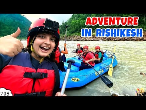 ADVENTURE IN RISHIKESH | Ep 708 | River rafting vlog with Goldy Bua | Aayu and Pihu Show