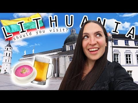 LITHUANIA SURPRISED ME 🇱🇹 day one in vilnius walking tour