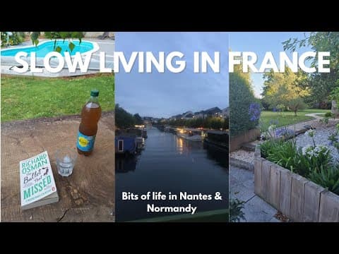 RELAXING TRAVEL VLOG | Girls Trip to Nantes & Cozy Days in Normandy | Farmers Markets, Books & Walks