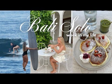 alone in Bali & Gili islands | surf camp, exploring a paradise island & everyday life