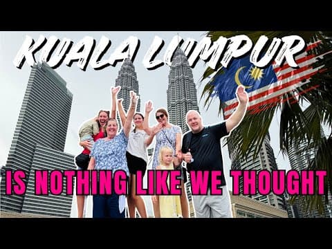 Our First Impressions of Kuala Lumpur Malaysia | We Were Shocked! 🇲🇾