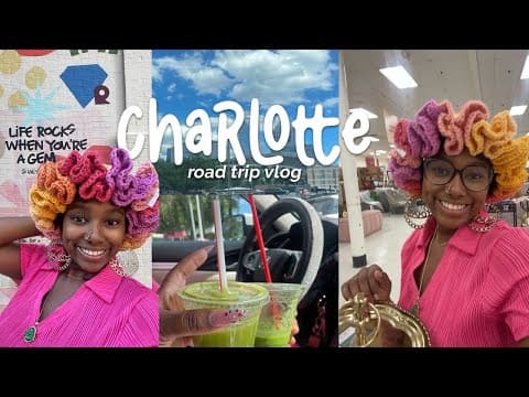 First Day in Charlotte NC | Travel, Food & Hotel Vlog