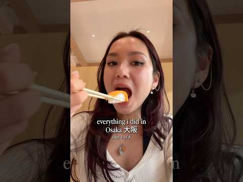 things to do in Osaka! 🍣 japan travel vlog day 1