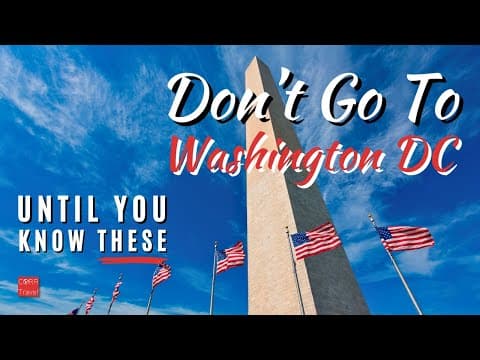 What First Timers to Washington DC NEED to Know | ULTIMATE Washington DC Travel Guide