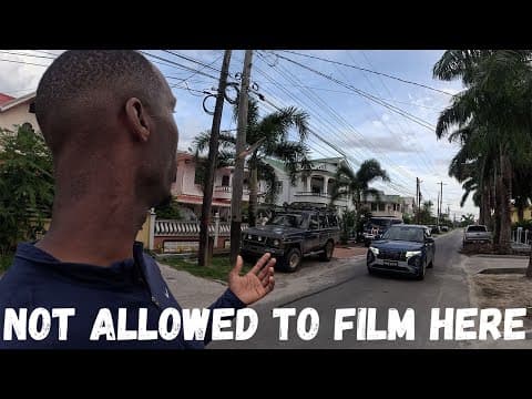 I Wasn’t Allowed To Film This In Georgetown, Guyana 🇬🇾