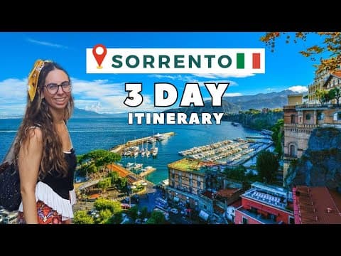 SORRENTO 3 DAY TRAVEL ITINERARY 2026: Amalfi, Positano, Pompeii & More!