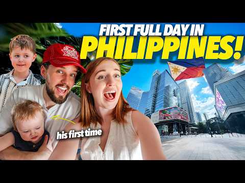 AMAZING First Day in MANILA with our Family! Huge Philippines Trip Begins