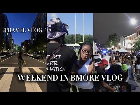 ✨ Weekend in Baltimore | Travel Vlog + Nightlife Adventures 🏙️🎶